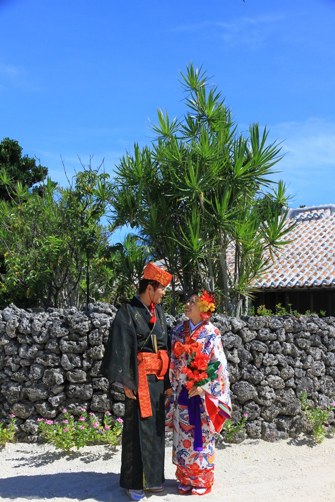 石垣島,ロケーションセット,琉装のフォトウェディング | フォト